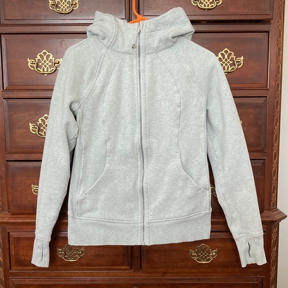 lululemon athletica Tops - Lululemon Full-Zip Scuba Hoodie, size 6, Sea Foam Green